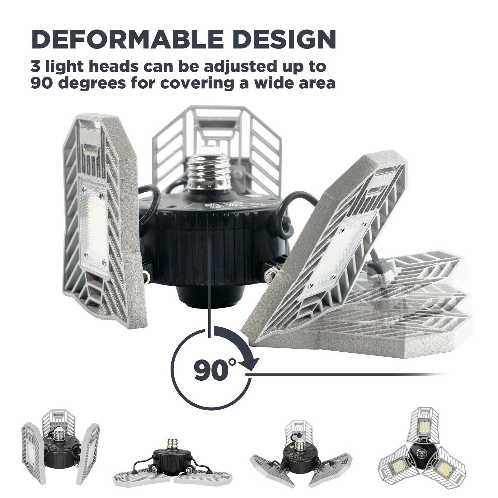 Led Garage Light-Led Adjustable Light-Basement Led Light