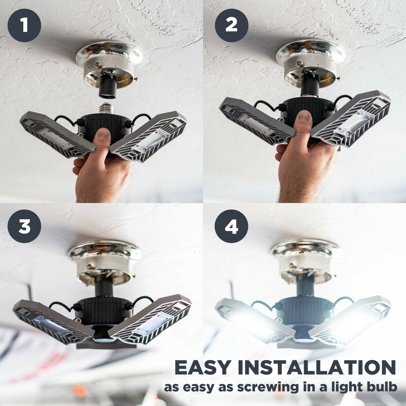 Led Garage Light-Led Adjustable Light-Basement Led Light