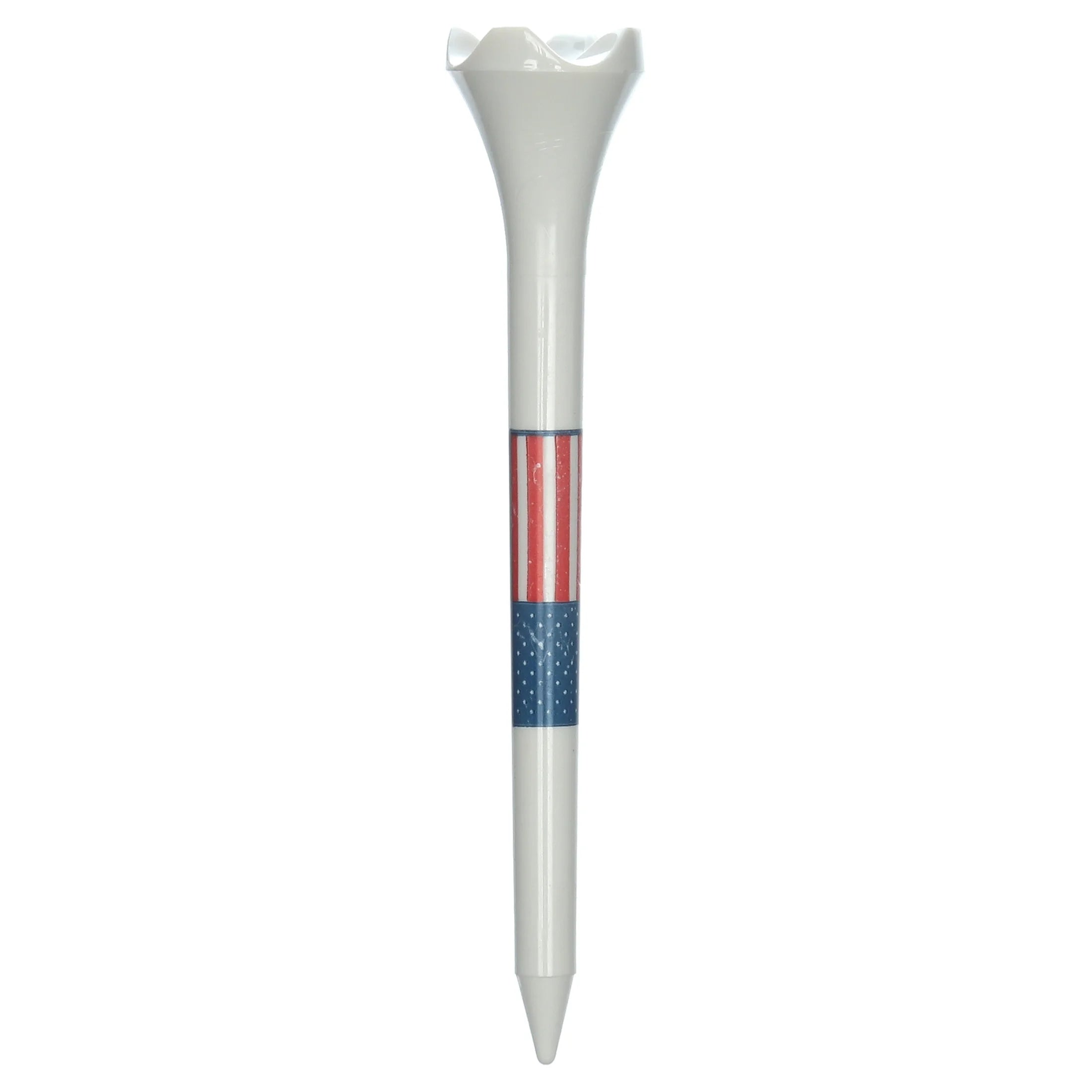 Pride Performance Golf Tees, Low-Resistance Head for Golf, Longer Drives, Enhanced Stability Plastic Flag Golf Tee, 2.75", 25 Count